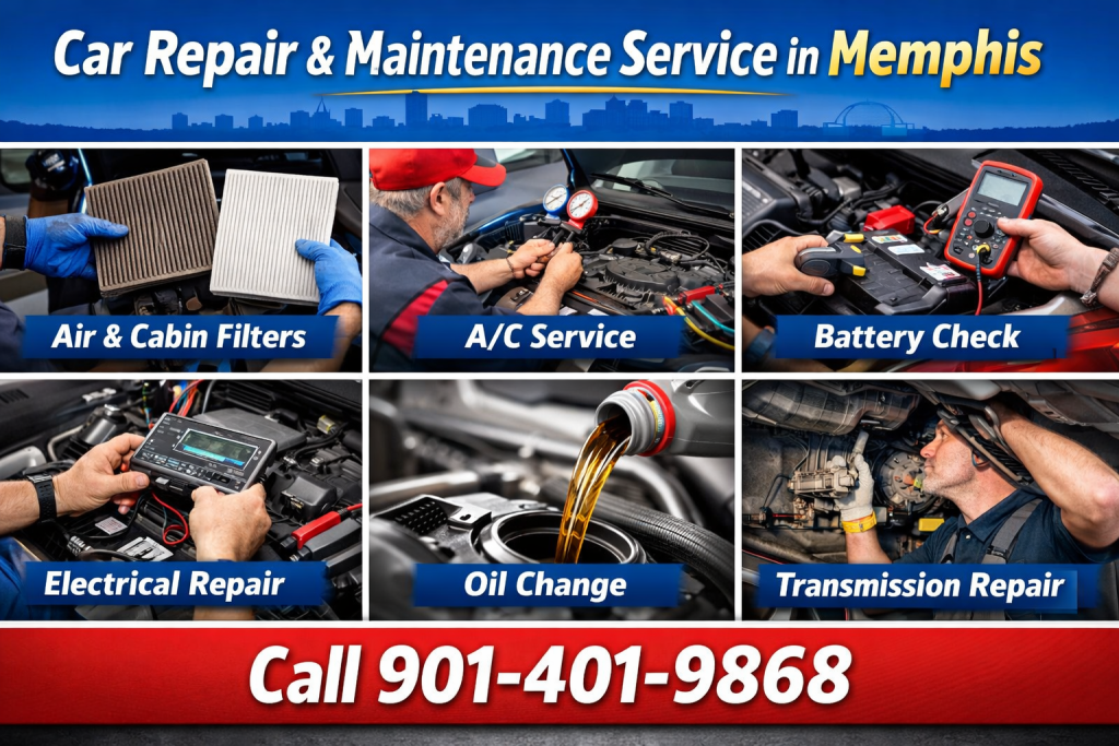 Car Repair and Maintenance Service Memphis Oil Change Memphis