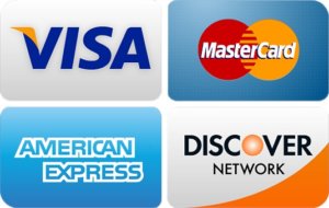 Visa, Master Card, credit cards