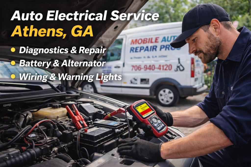 Auto electrical diagnostics in Athens GA Auto electrical diagnostics Athens GA