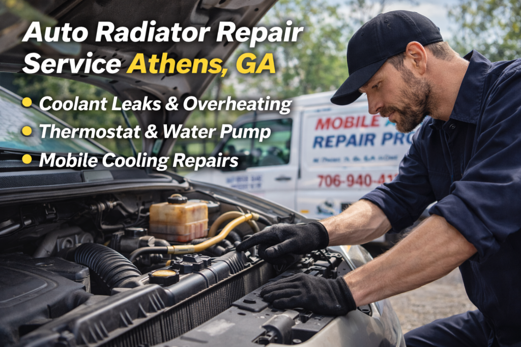 Auto radiator repair service Athens GA